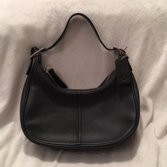 Coach Handbags - Black Leather Coach Bag